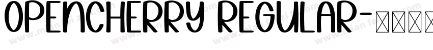 OpenCherry Regular字体转换